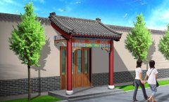 仿古门楼|宏艺达仿古建施工