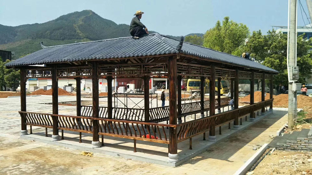 古建长廊|宏艺达仿古建施工