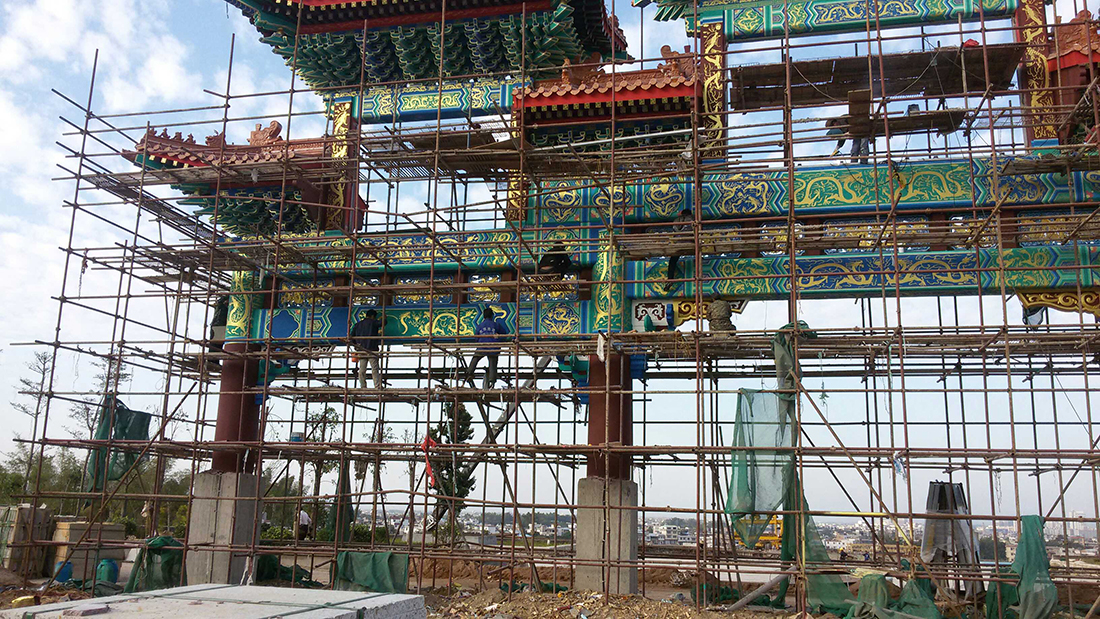 古建筑施工-宏艺达防腐木景观