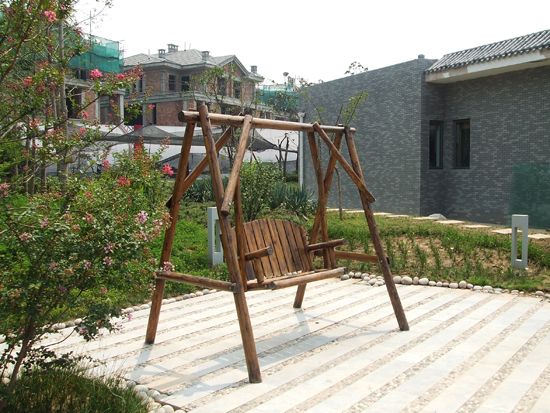 防腐木桌椅|西安宏艺达防腐木