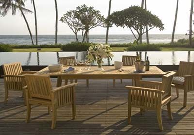 防腐木桌椅|西安宏艺达防腐木