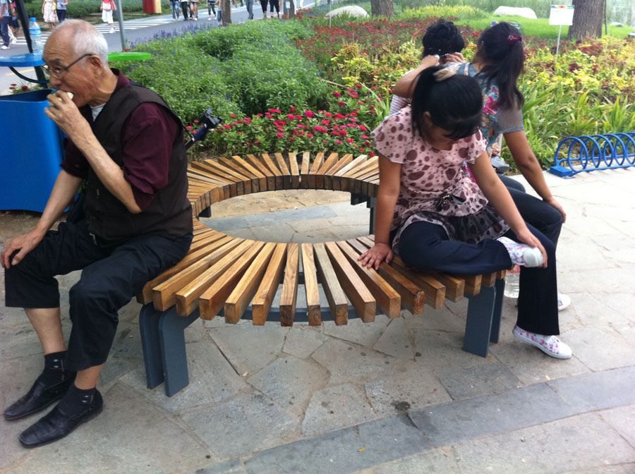 防腐木桌椅|西安宏艺达防腐木