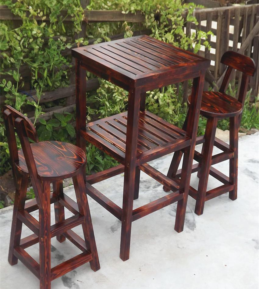 防腐木桌椅|西安宏艺达防腐木