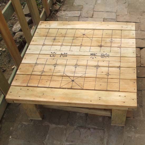 防腐木桌椅|西安宏艺达防腐木