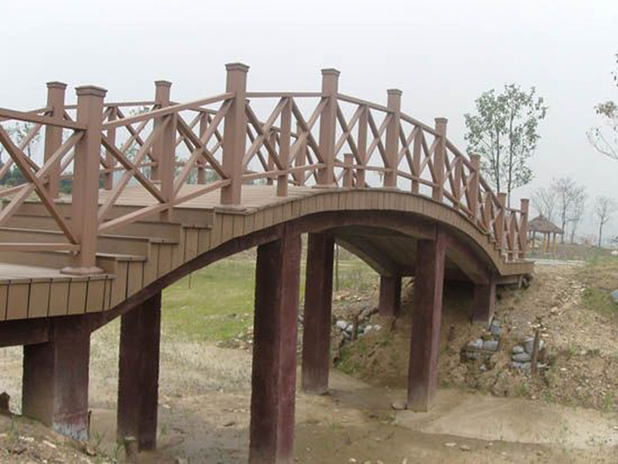 防腐木小桥|西安宏艺达防腐木桥梁