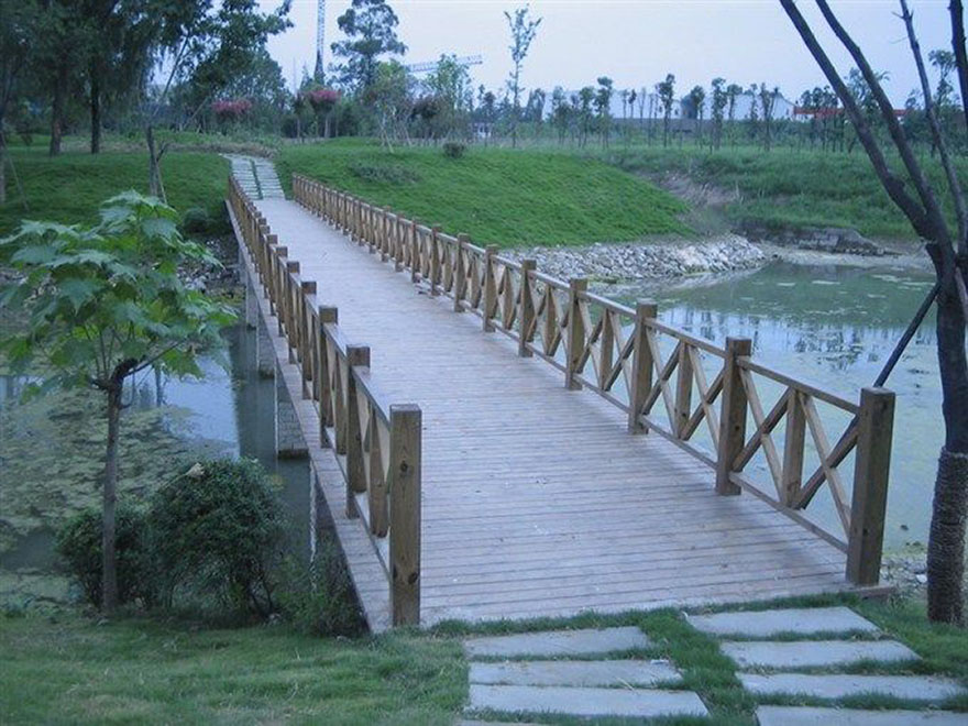 防腐木桥|西安宏艺达防腐木