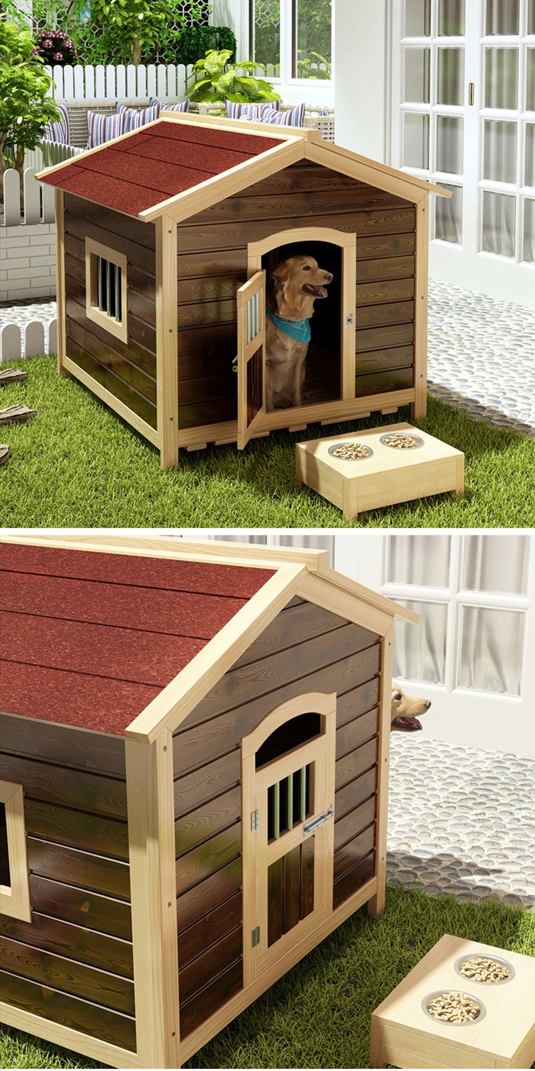 防腐木宠物屋|西安宏艺达防腐木宠物屋