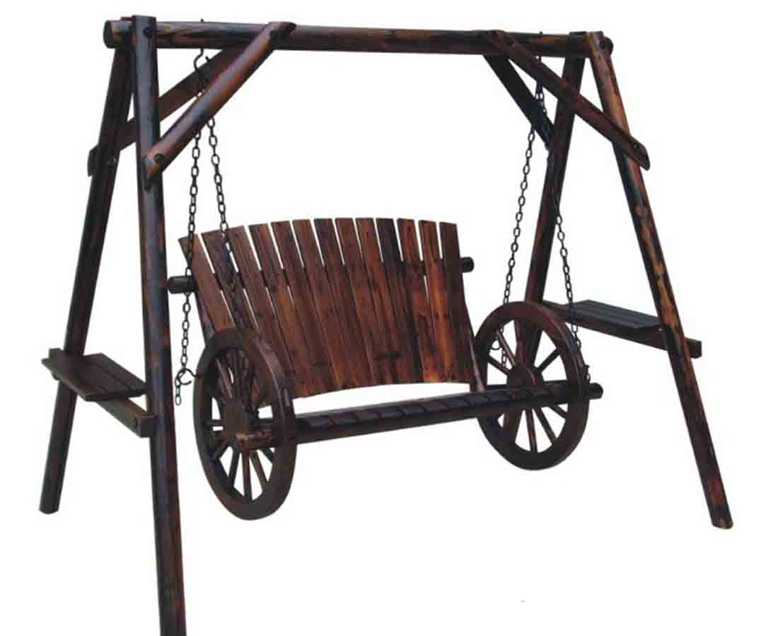 防腐秋千|西安宏艺达防腐木秋千