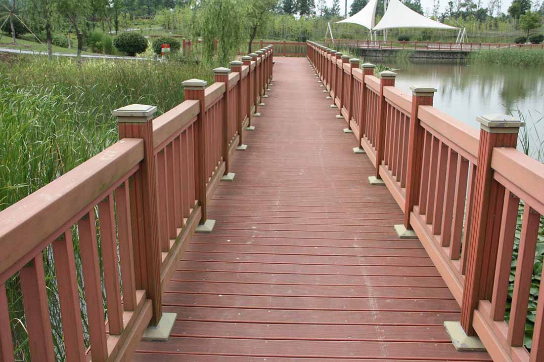 防腐木栏杆|西安宏艺达防腐木栏杆