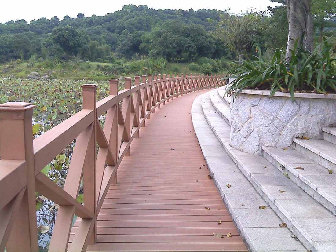 防腐木栏杆|西安宏艺达防腐木栏杆