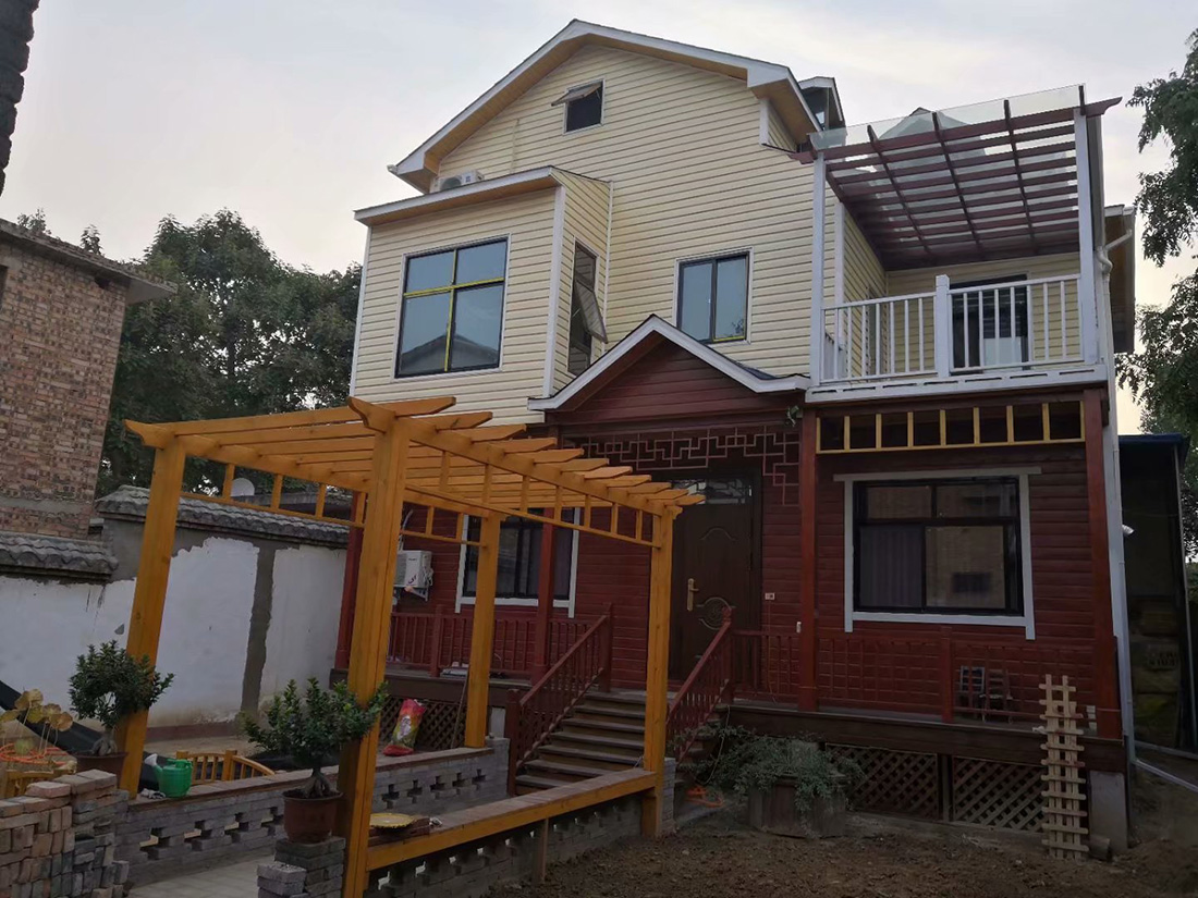 防腐木工程案例|西安宏艺达景观材料